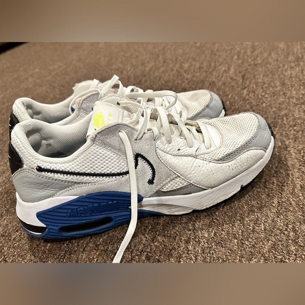 Air Max Excee 'White Dark Royal Blue' athletic sneaker active shoe Men’s Sz 11
